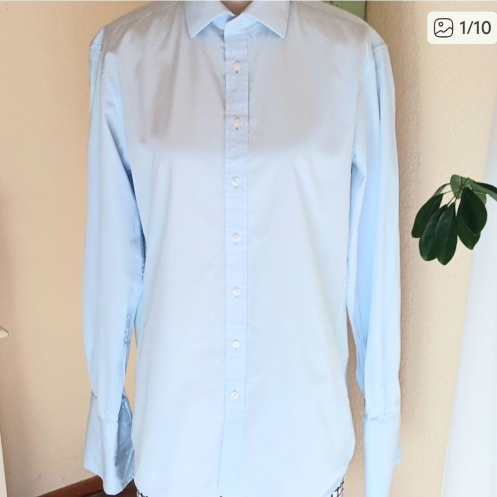 Thomas Pink Slim Fit  " The Sterling " Cotton Shirt.